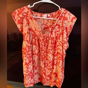 GAP flower print top